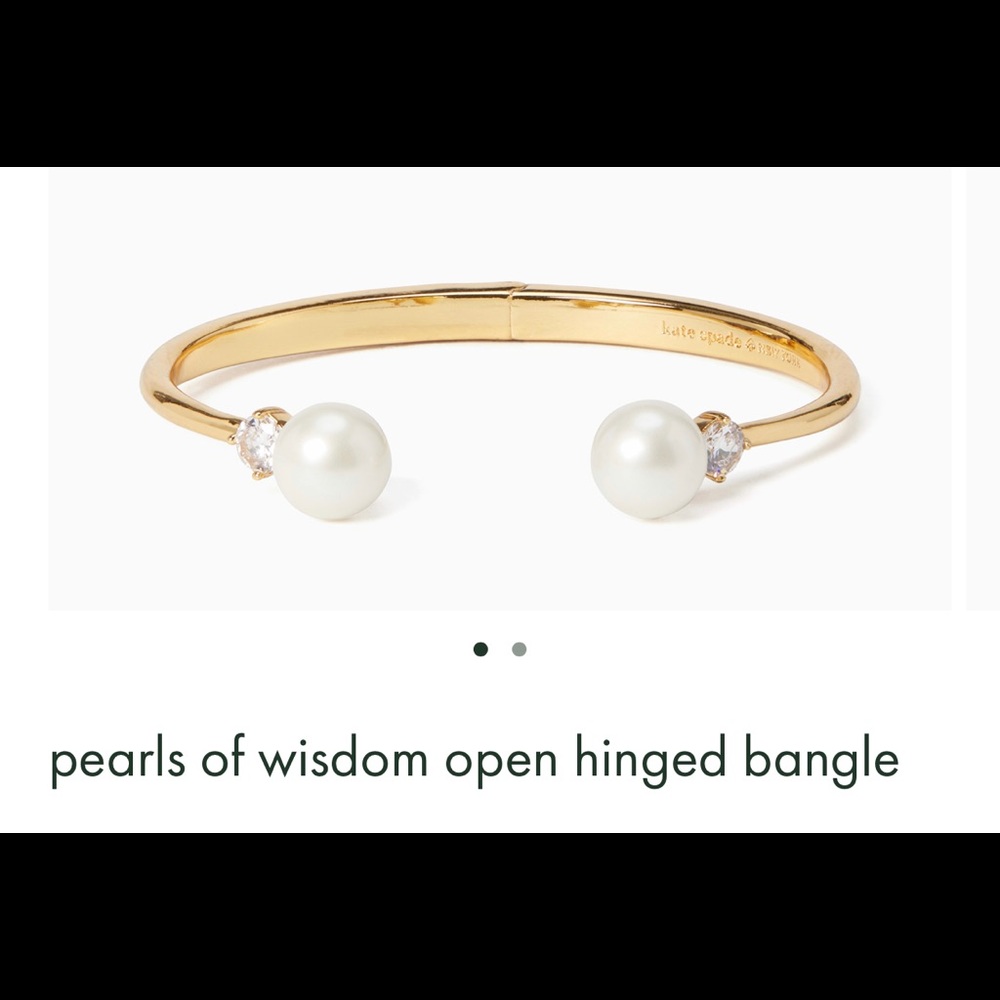kate spade “Pearls of Wisdom” bangle 🌟SOLD OUT🌟